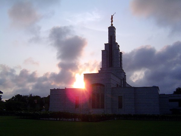 The Temple at Sunset
